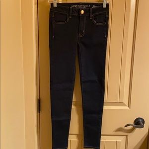 Blue super stretch America eagle jeans